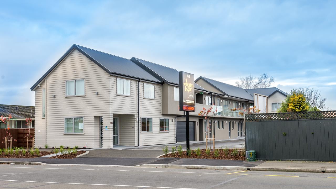 Golden Star Motel Крайстчёрч Экстерьер фото